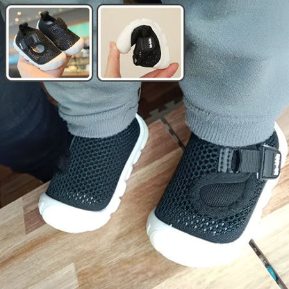 Bébé debout porte chaussure bebe bleu ajustable