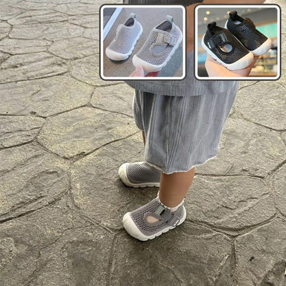 Bébé debout porte chaussure bebe gris ajustable
