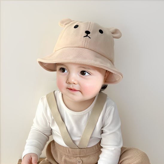 Bébé fashion porte chapeau bebe chat kaki