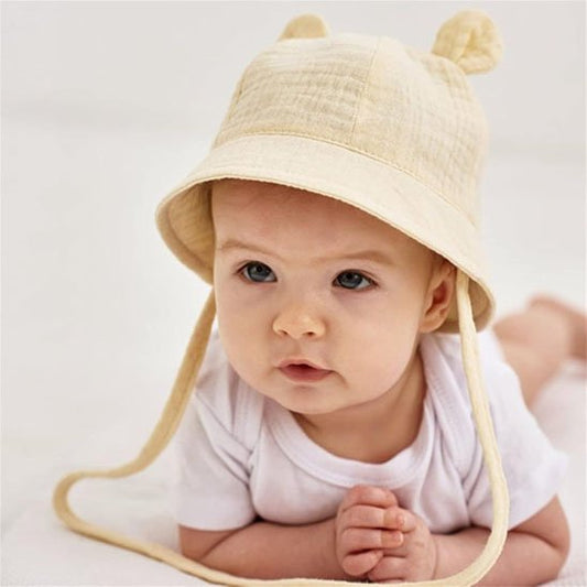 Bébé porte chapeau bebe jaune toutes saisons