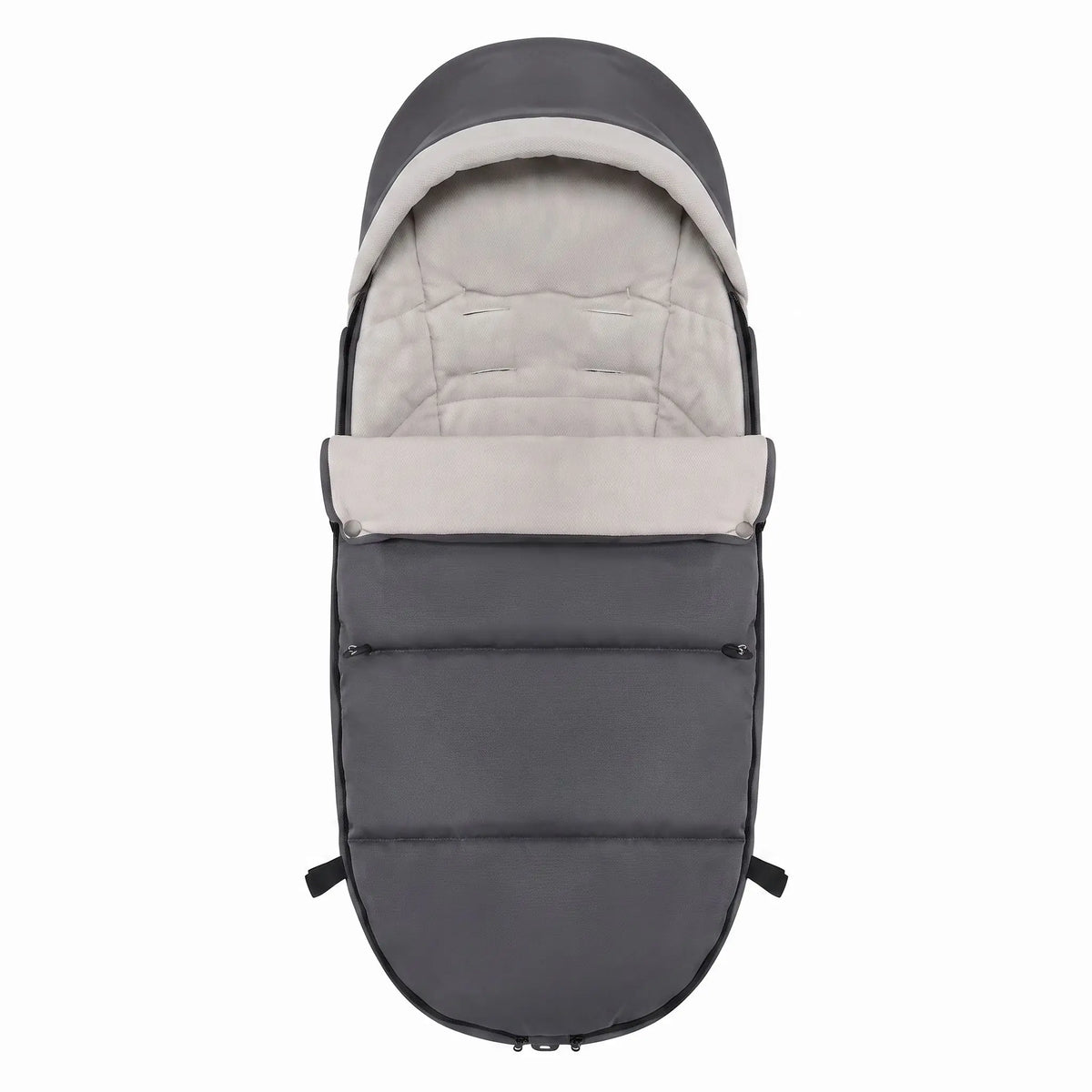 Chancelière poussette noir imperméable rêve hiver