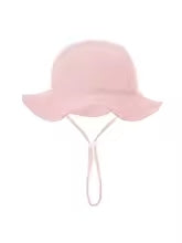 Chapeau bebe rose clair pour fille