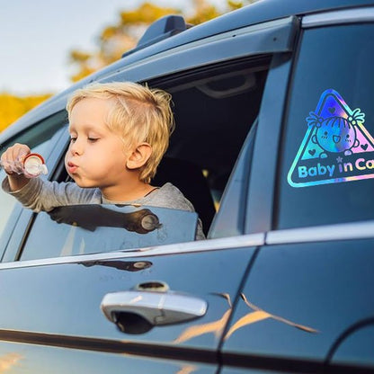 Enfant en sécurité -avec auto collant bébés à bord