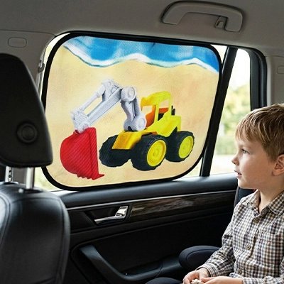 Enfant regarde pare soleil voiture bébé camion