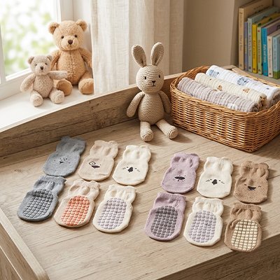 Ensemble de cinq chaussette pour bebe