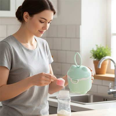 Maman mesure lait avec boite doseuse lait verte