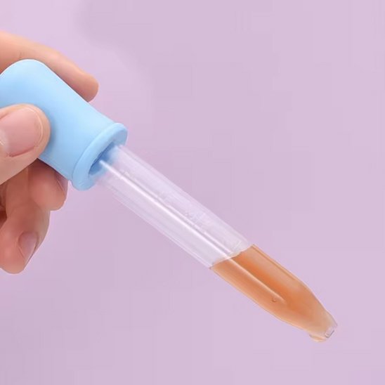 mesurette de trousse de toilette bleu