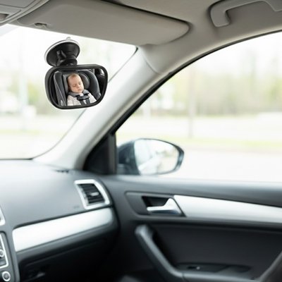 Miroir voiture bebe sécurisé et facile à installer