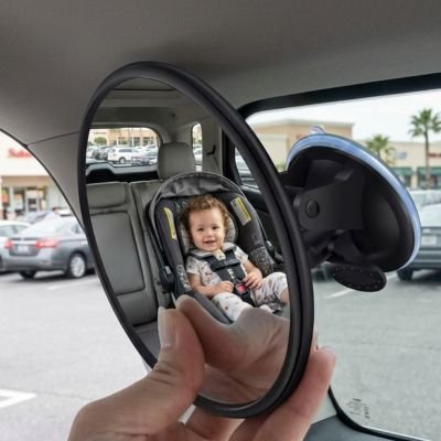 Mise en place de miroir voiture bebe