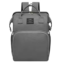 sac à langer mommy pliable gris
